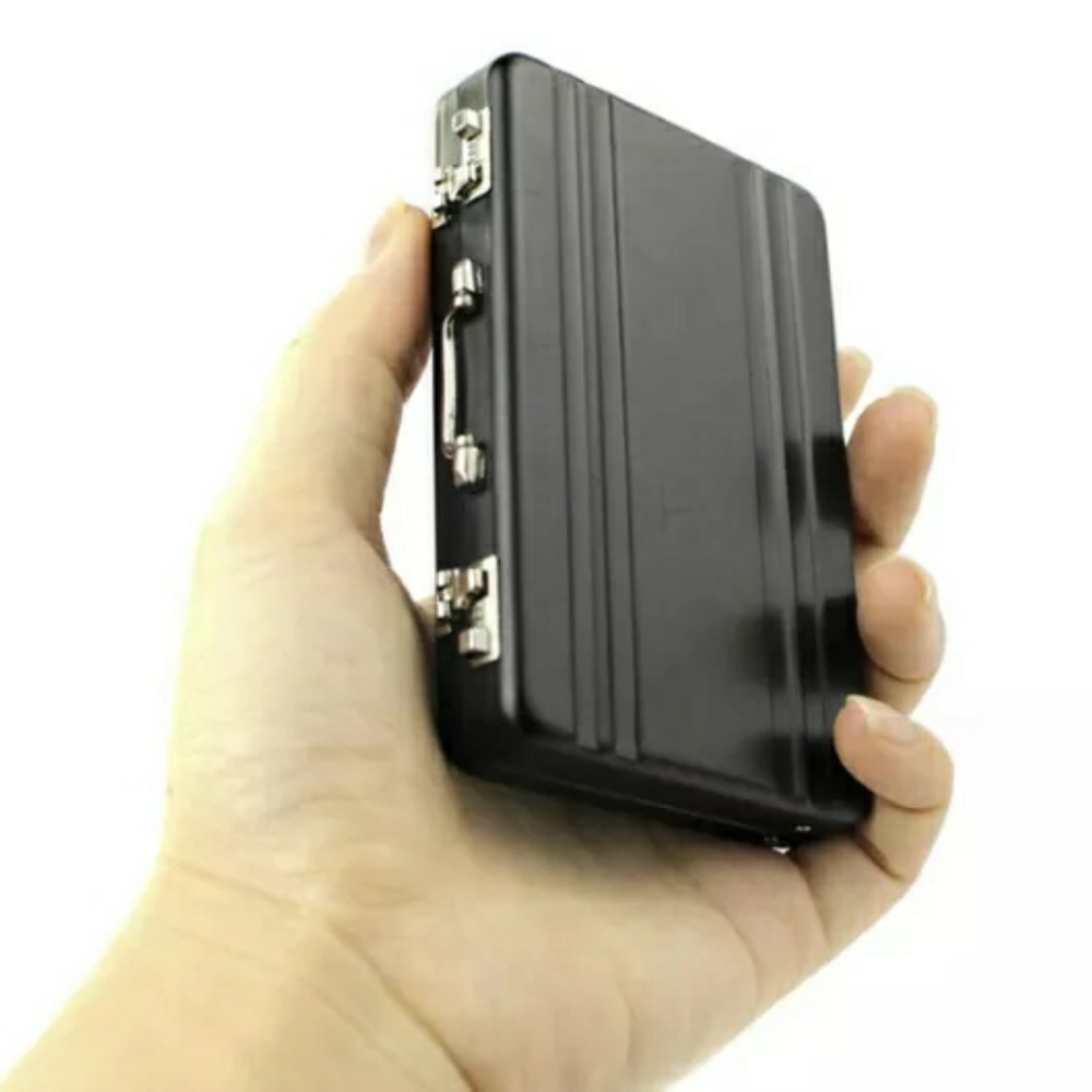 Mini Briefcase Business Card Holder